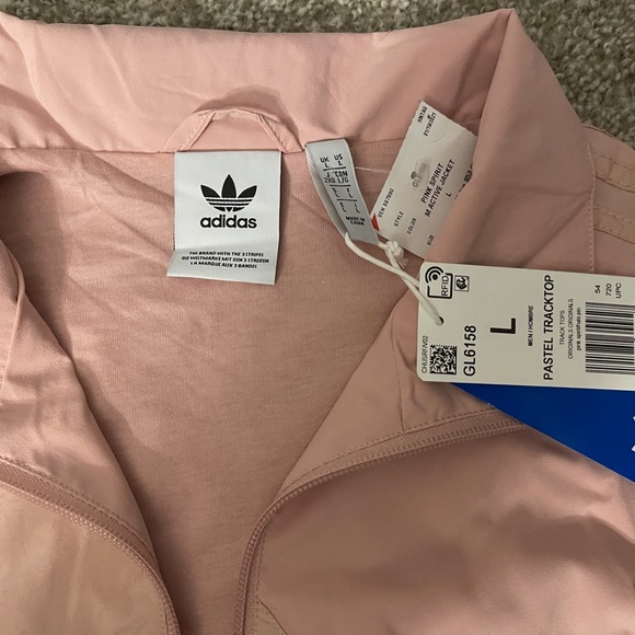 ADIDAS "Pastel Tracktop" Jacket (L) NWT - Picture 4 of 5